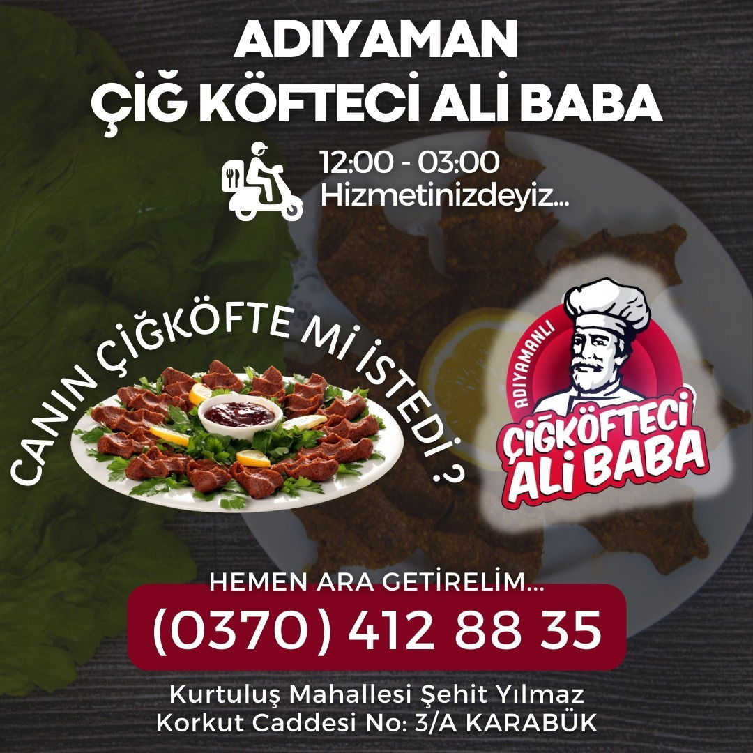 Adıyaman Çiğ Köfteci Ali Baba