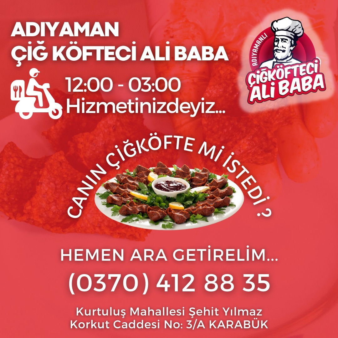 Adıyaman Çiğ Köfteci Ali Baba
