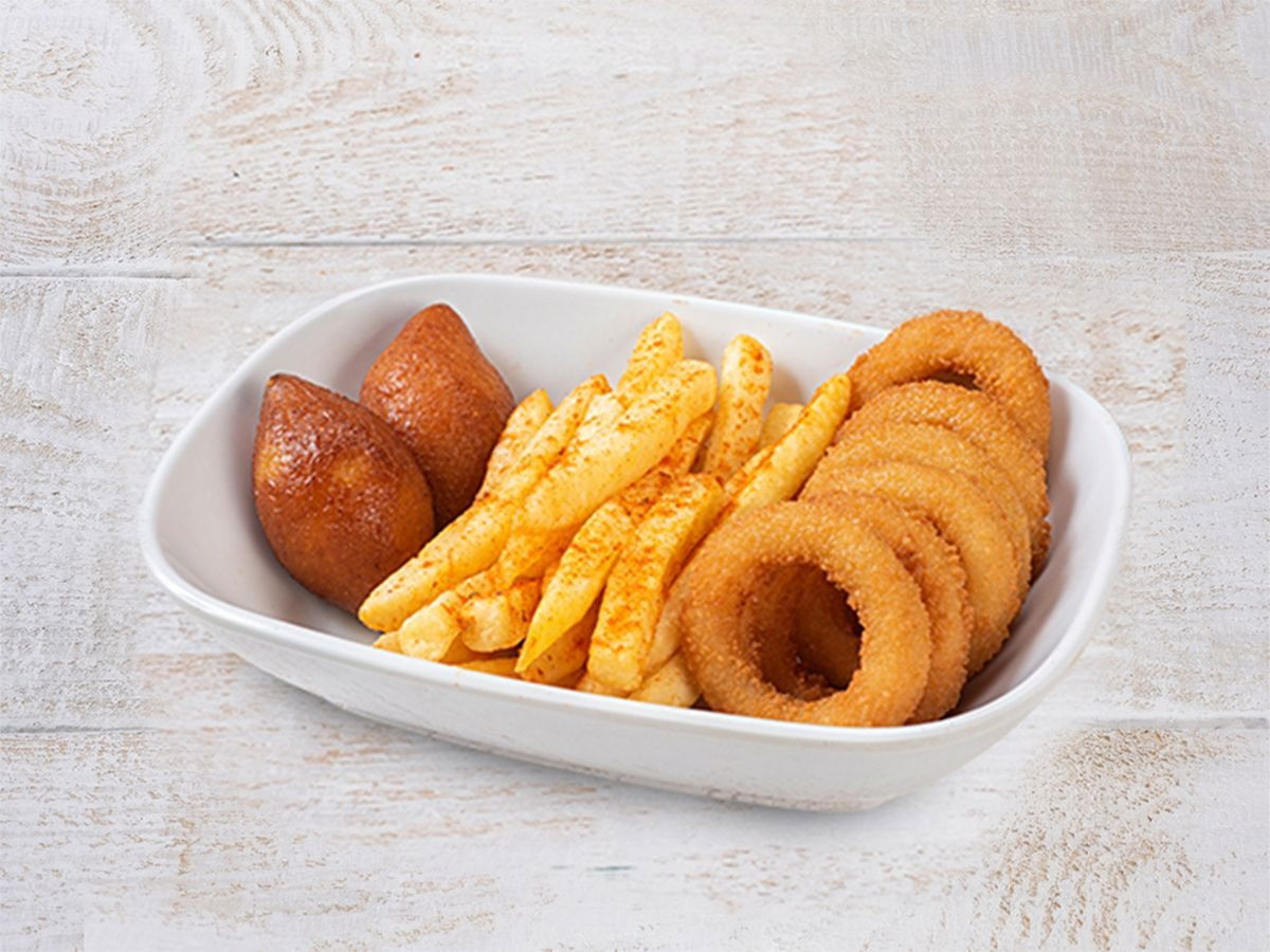 Çıtır 3''lü (2 İçli Köfte, Küçük Boy Patates, 6 Soğan Halkası)