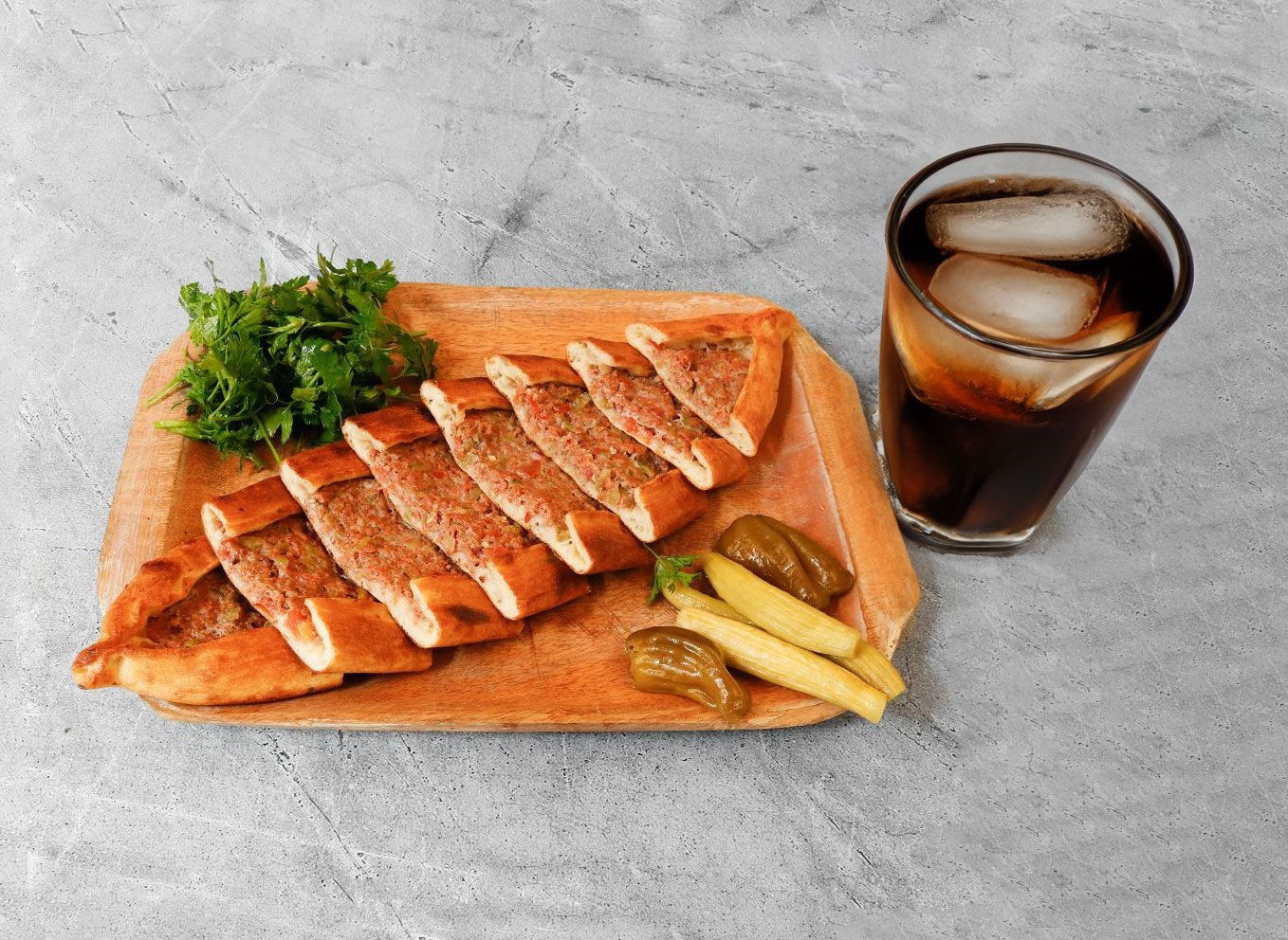 10'lu Kıymalı Pide Menü