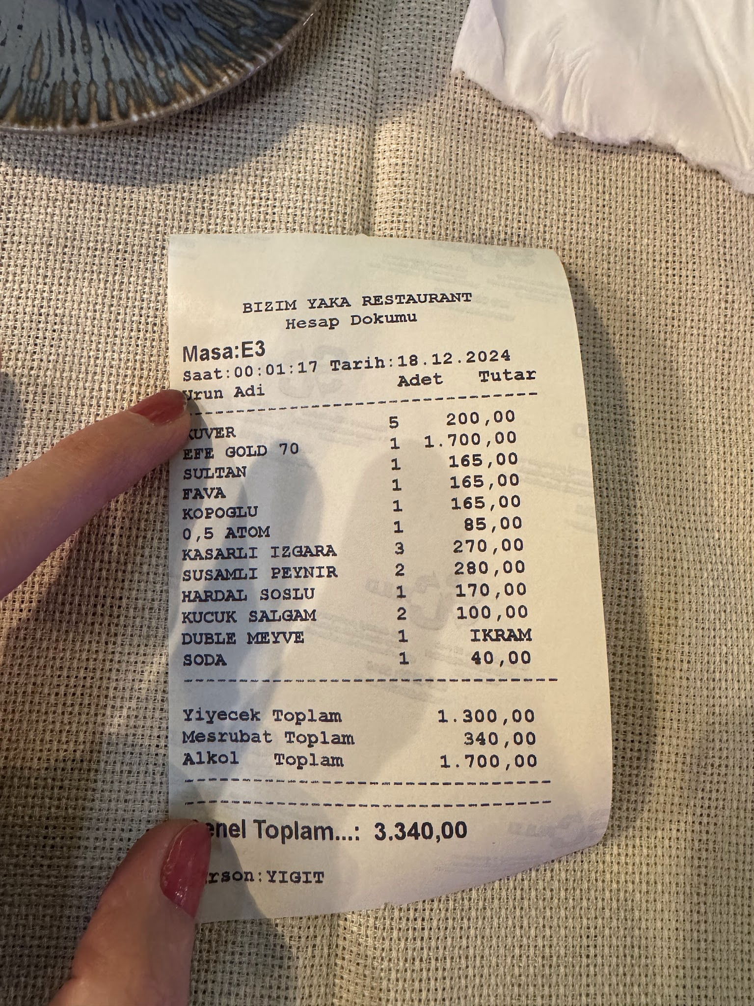 Bizim Yaka Restaurant