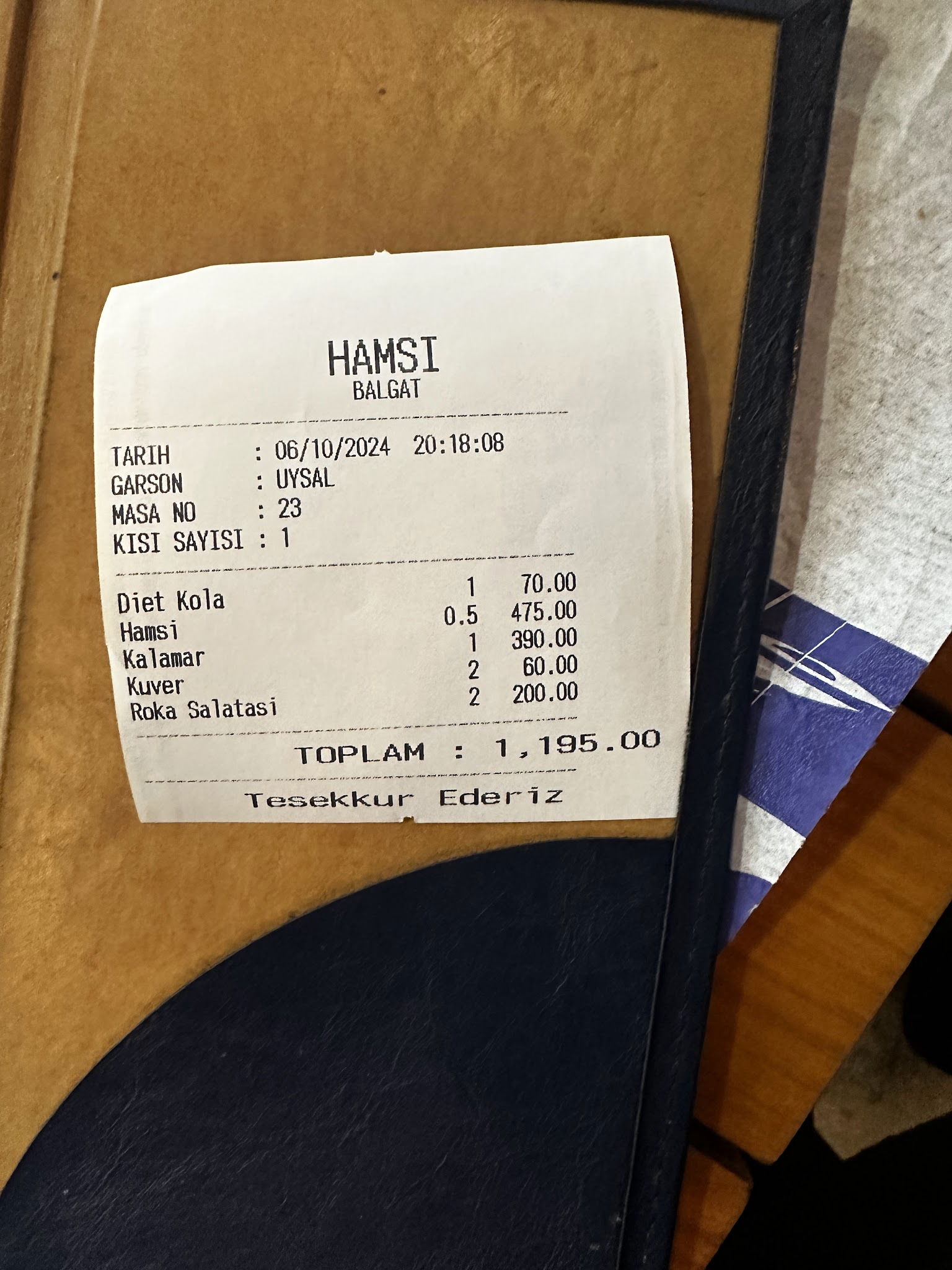 Hamsi Balık Lokantası - Balgat