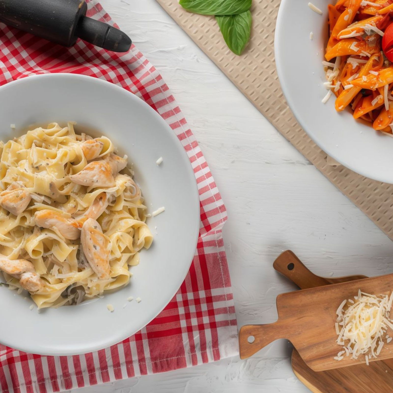 Fettuccine Chicken Alfredo