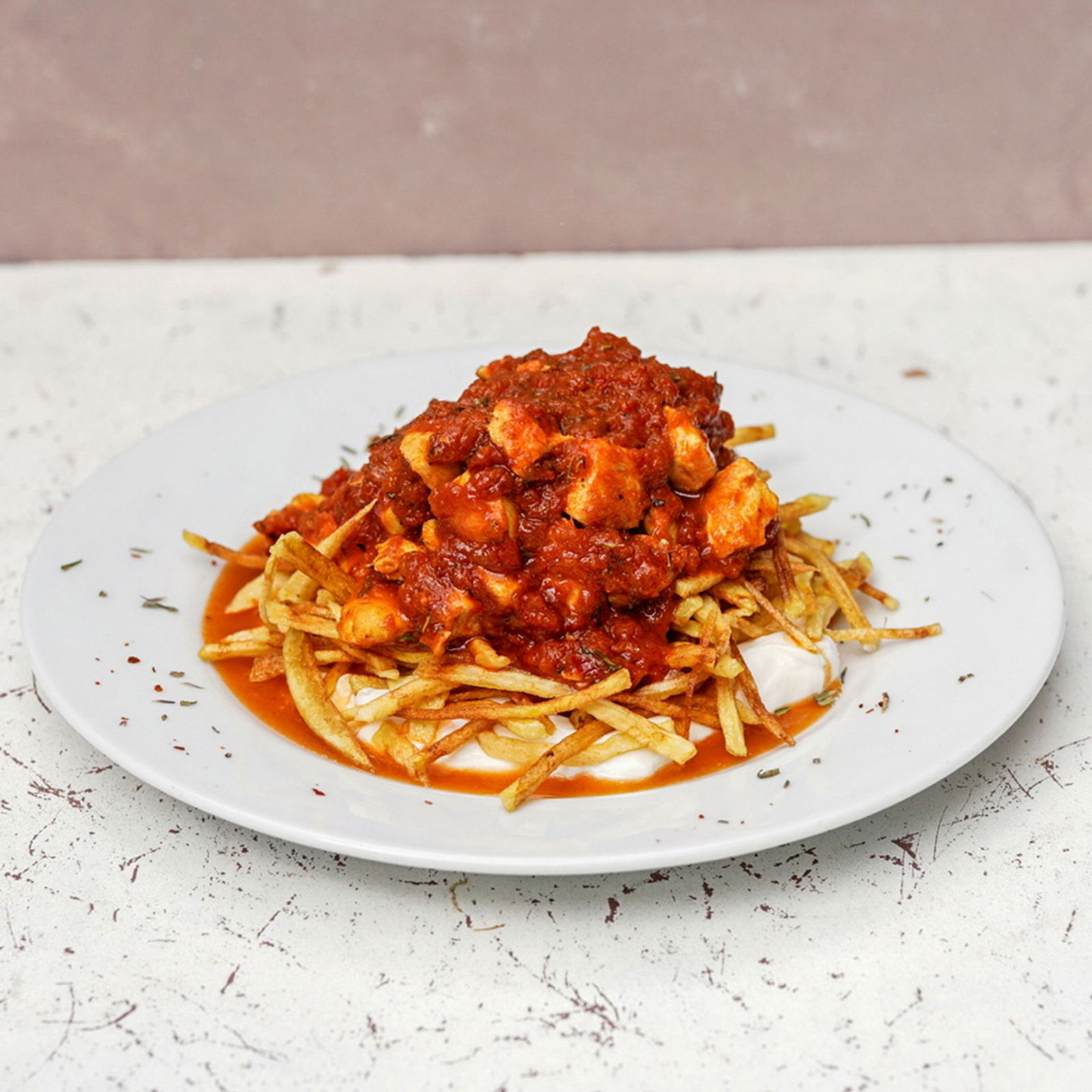 Tavuklu Çökertme Kebabı