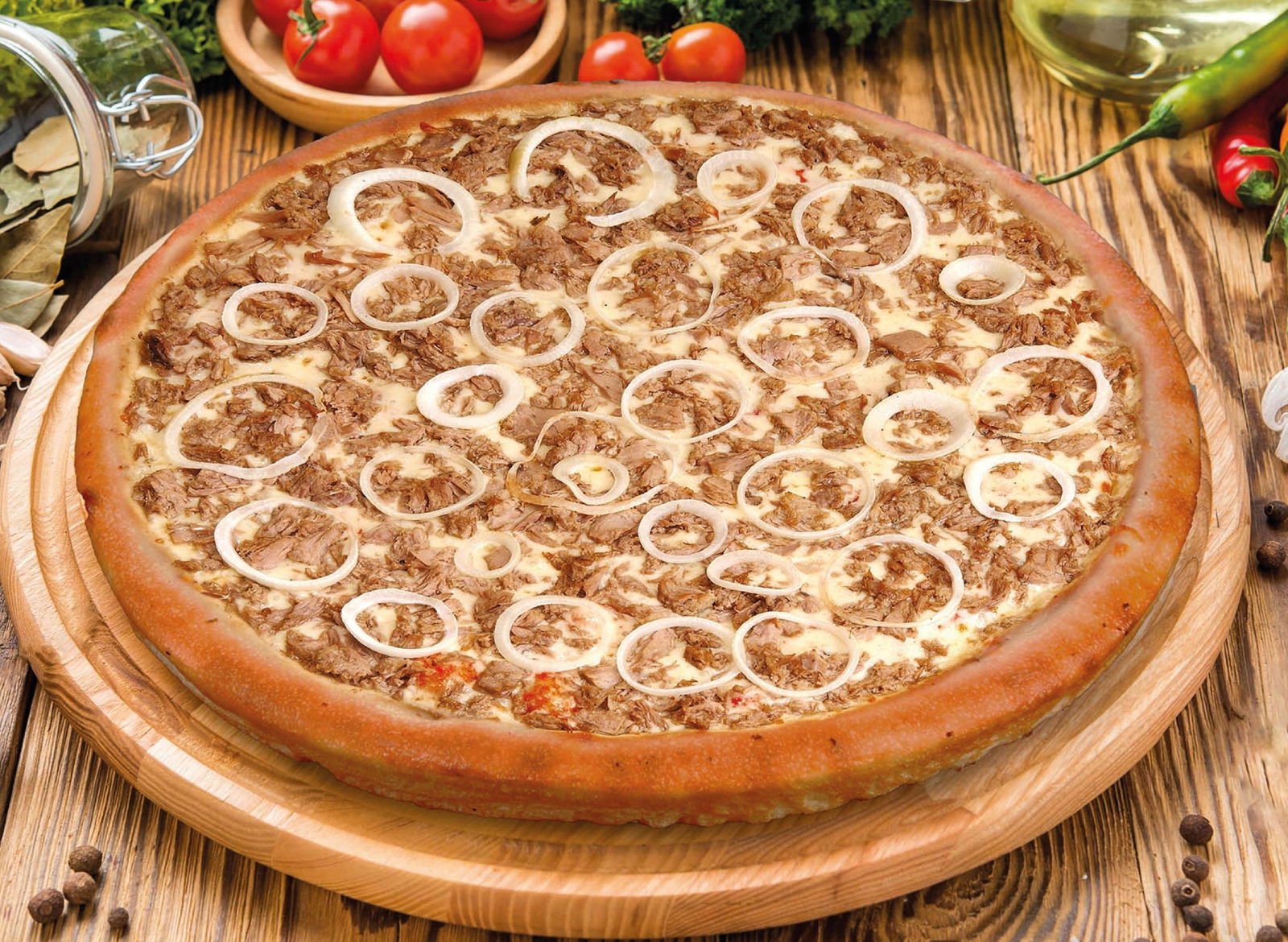 Tonno Pizza (Büyük Boy)