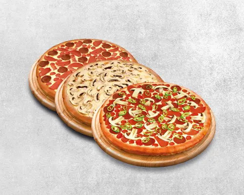 3'lü Küçük Boy Pizzalar