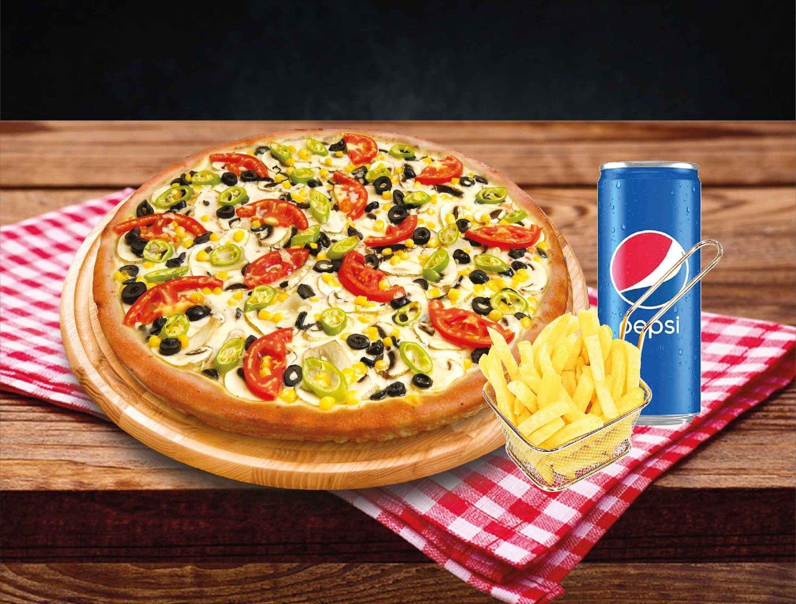 Orta Boy Pizza Menü