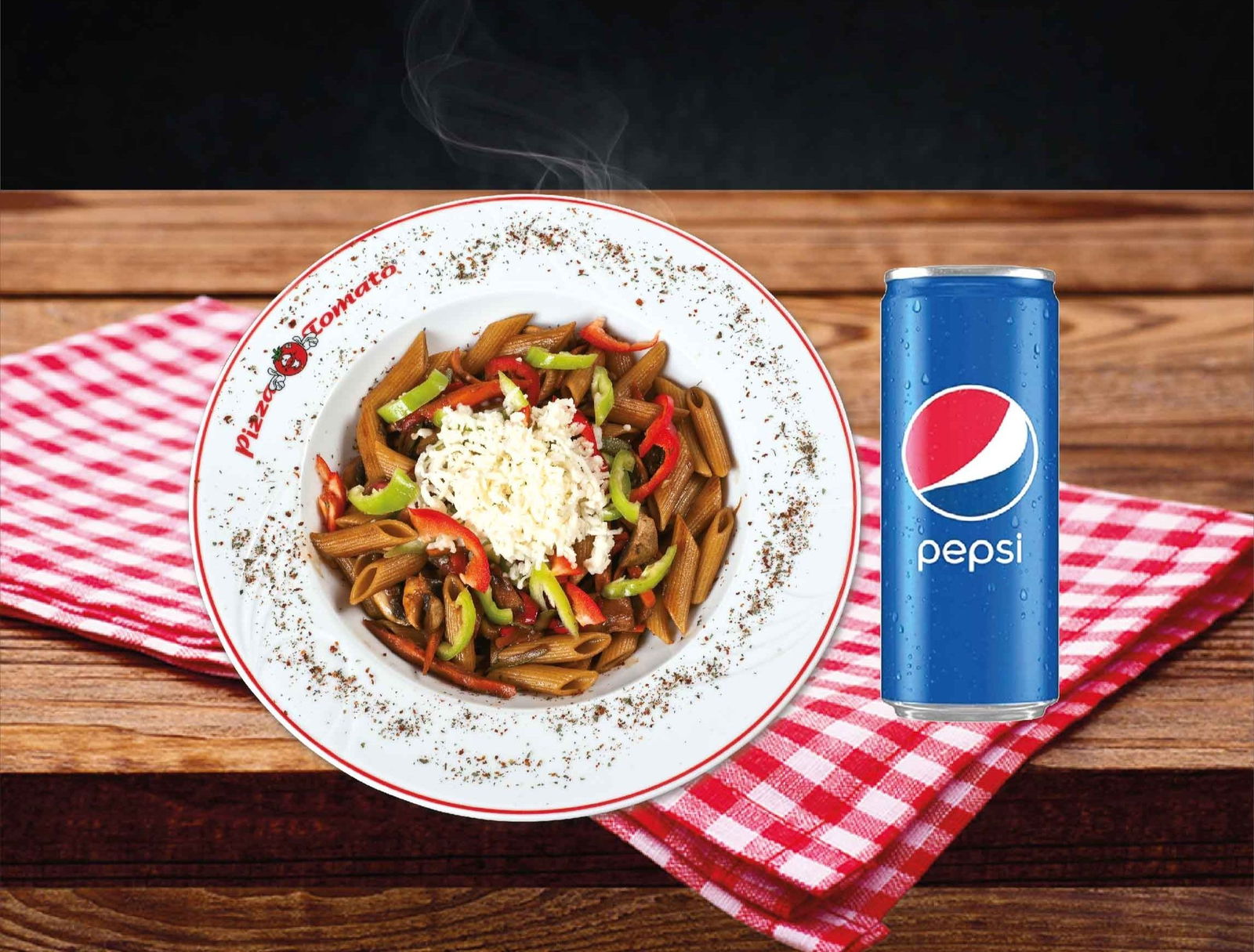 Sebzeli Penne Menü