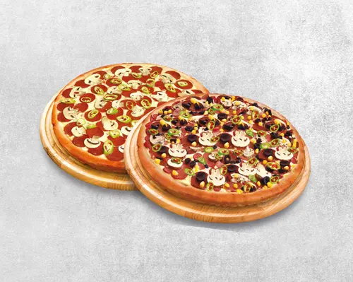 2'li Küçük Boy Pizza