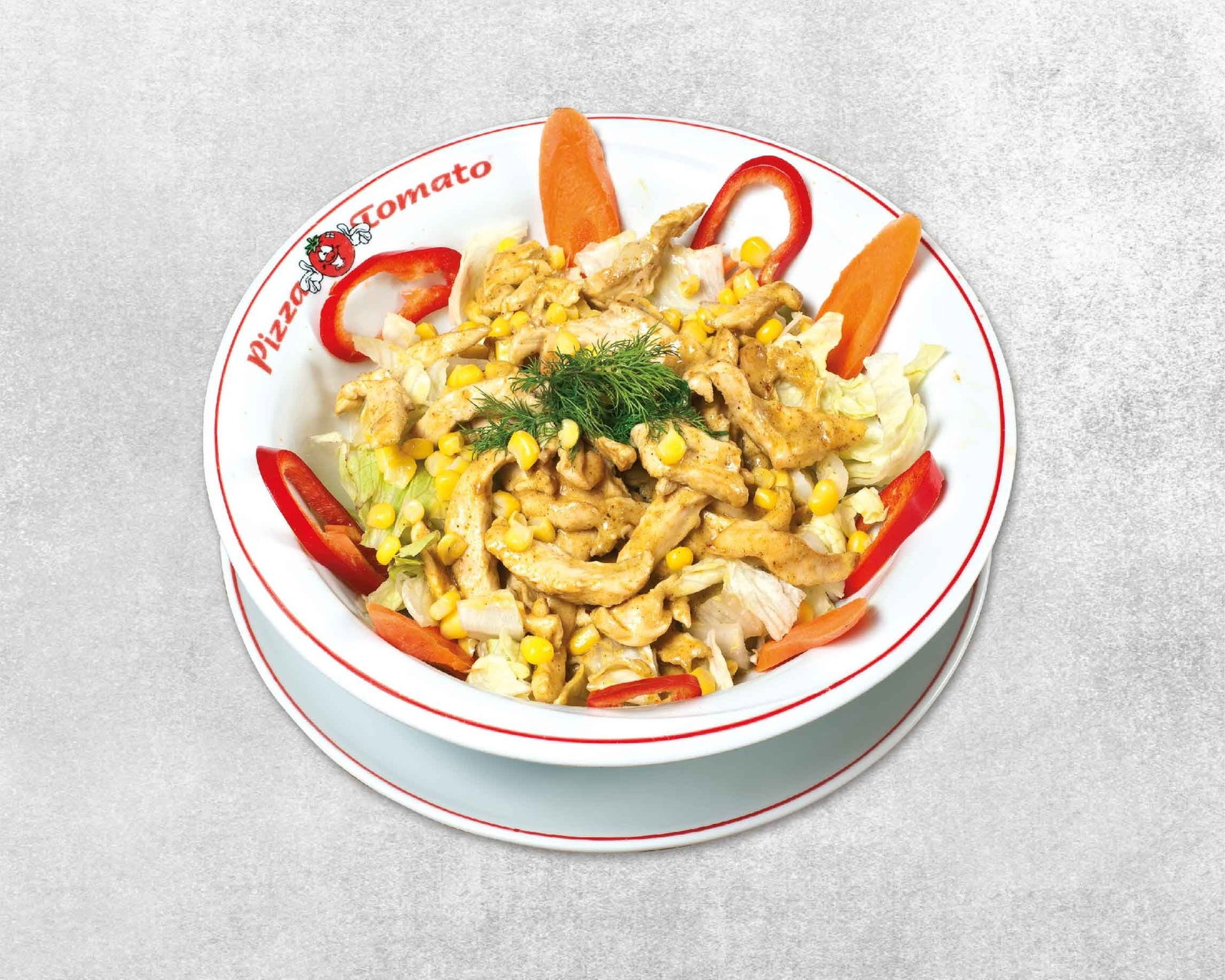 Köri Soslu Tavuklu Salata