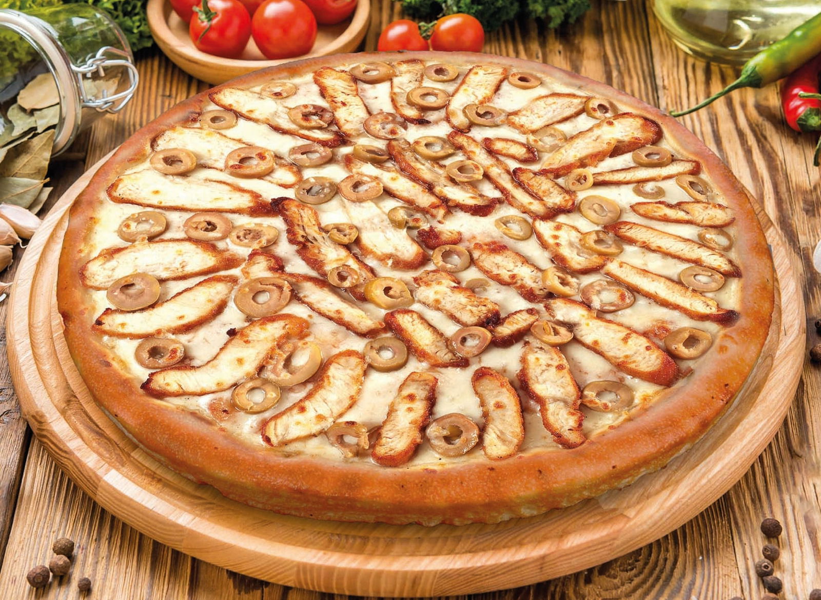 White Pizza (En Büyük Boy) (42 cm.)