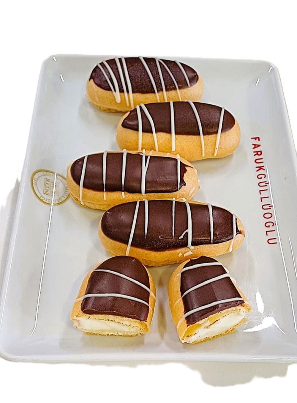 Beyaz Çikolatalı Mini Ekler (1 kg.)