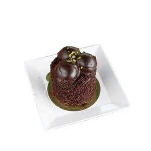 Mono Siyah Profiterollü Pasta