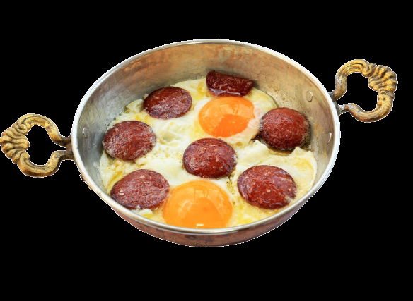 Sahanda Sucuklu Yumurta