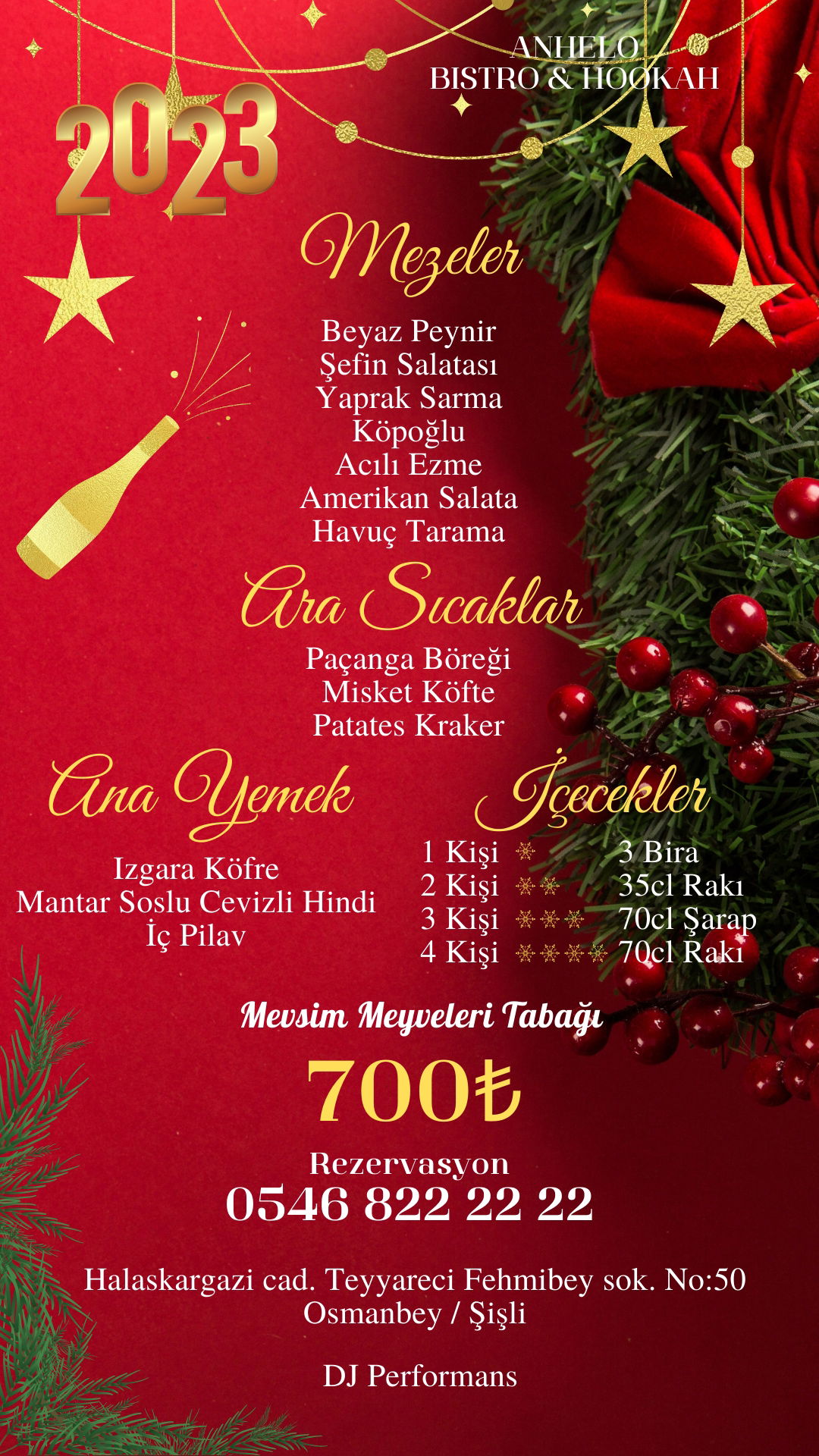 Bistro Anhelo Nişantaşı Cafe Hookah