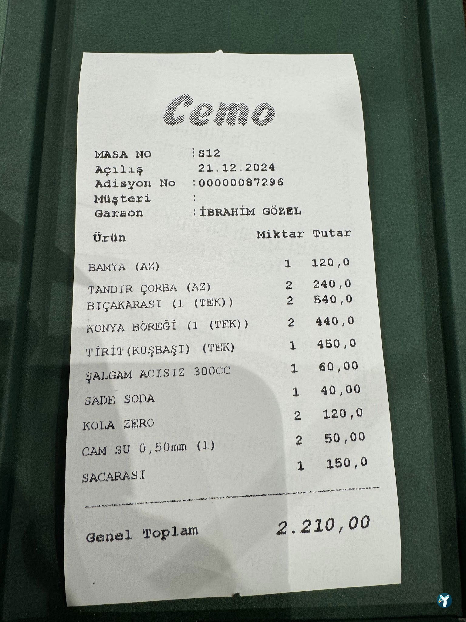 Cemo Etliekmek - Meram