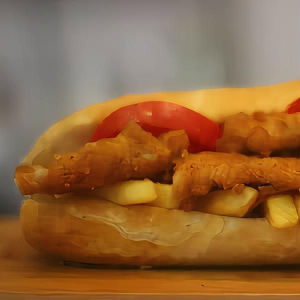 Schnitzel Sandwich (30 cm.)