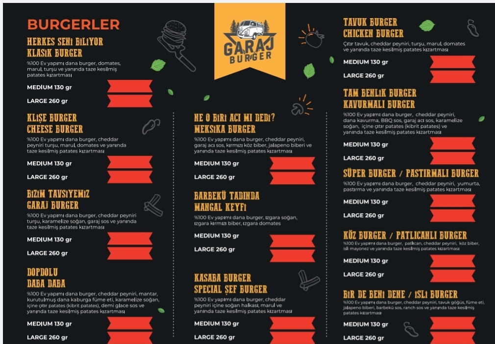 Garaj Burger (Hamburger Fethiye)