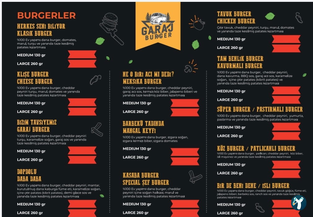 Garaj Burger (Hamburger Fethiye)