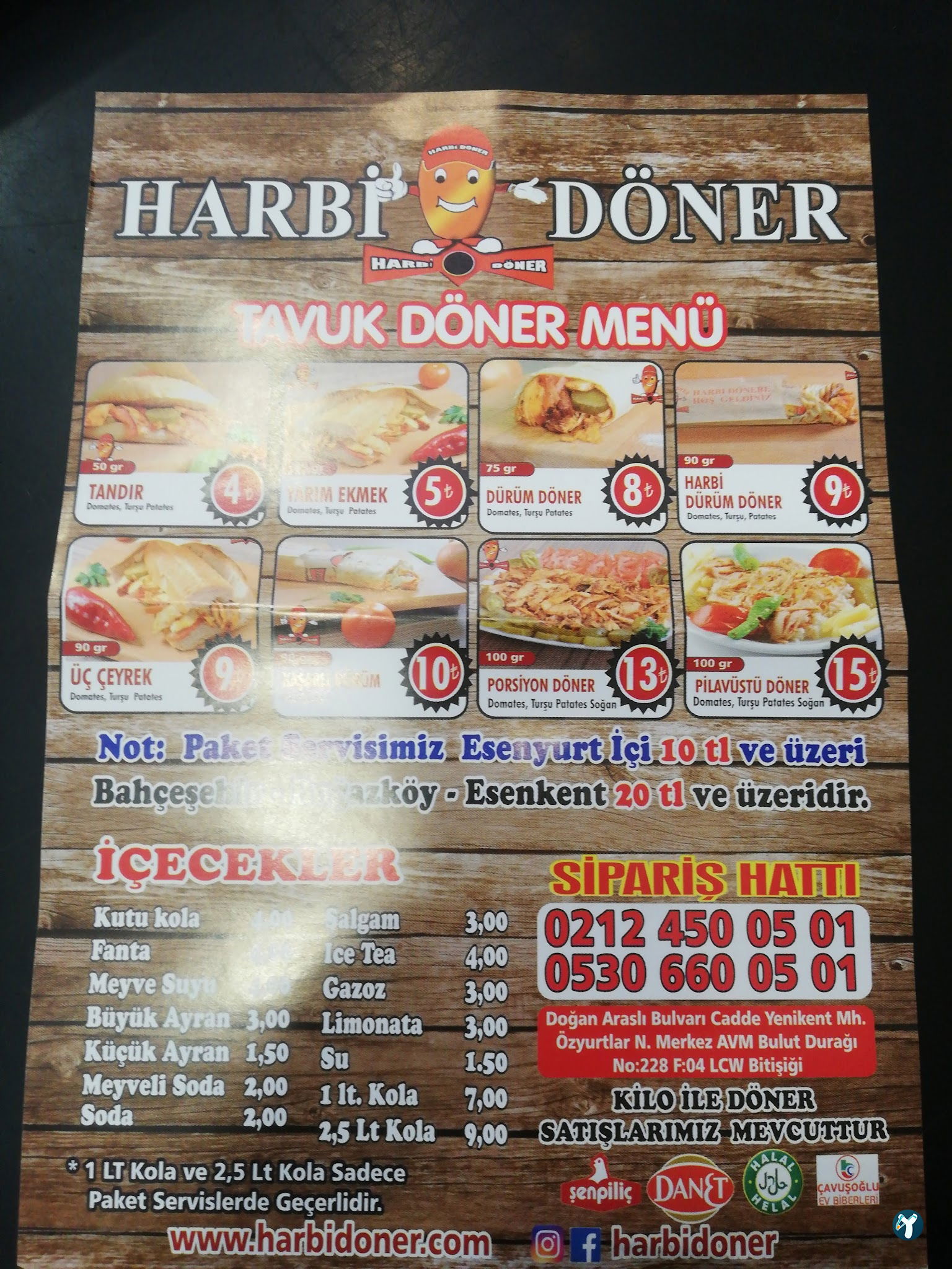 Harbi Döner Esenyurt Bulut Duragı