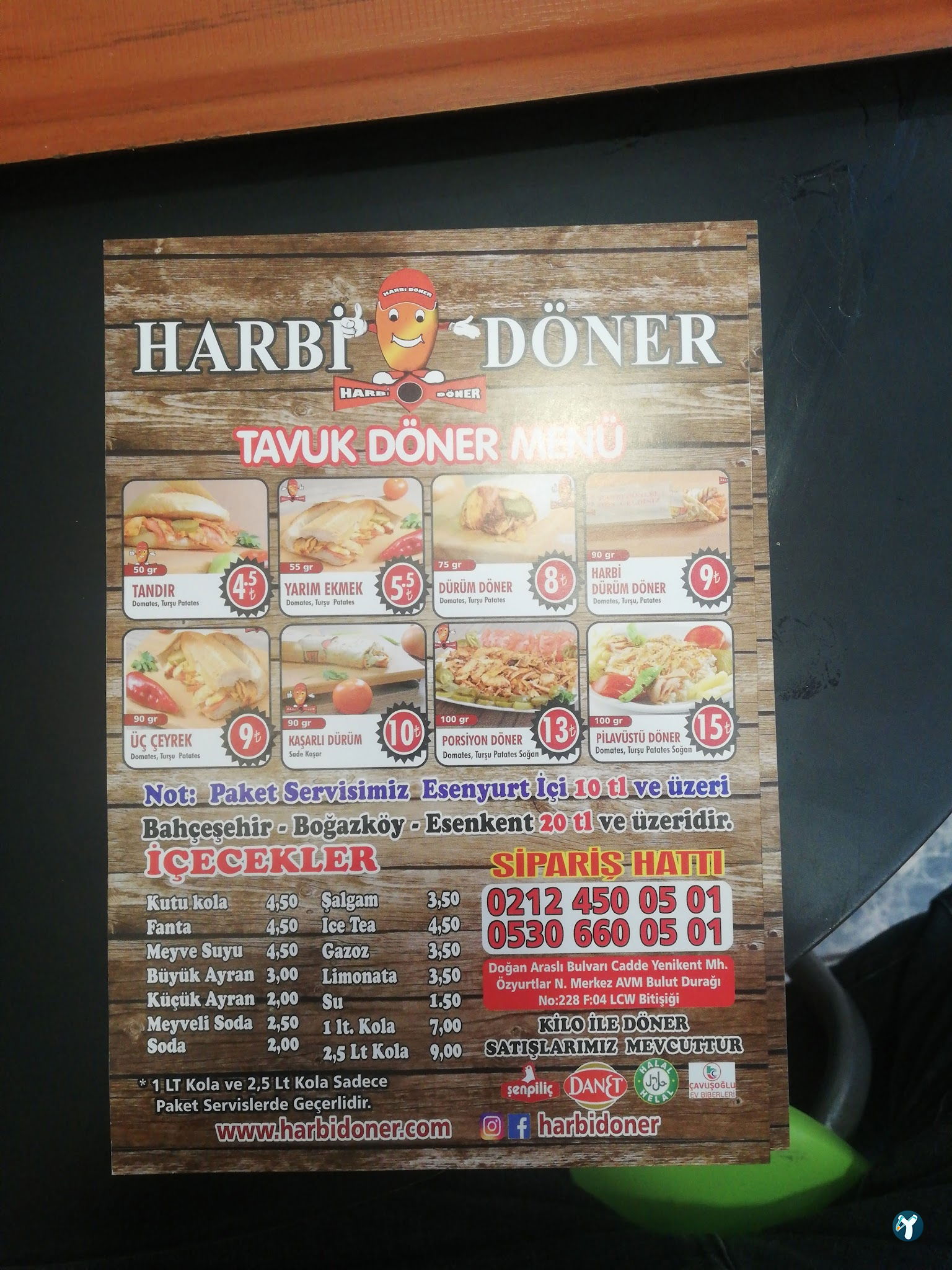 Harbi Döner Esenyurt Bulut Duragı