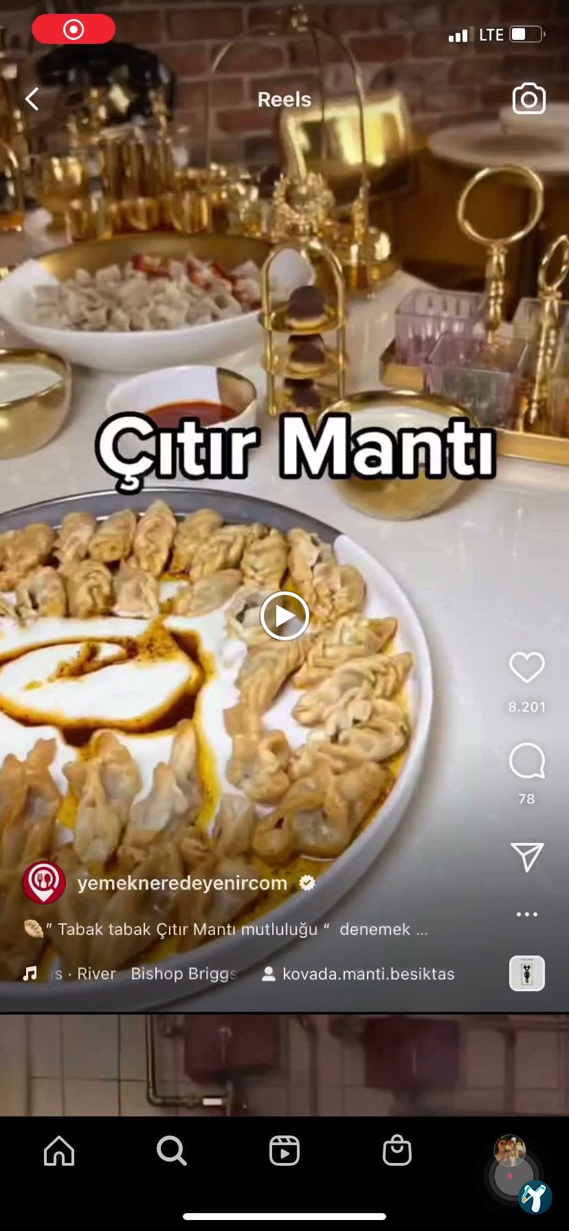 Kovada Mantı Beşiktaş