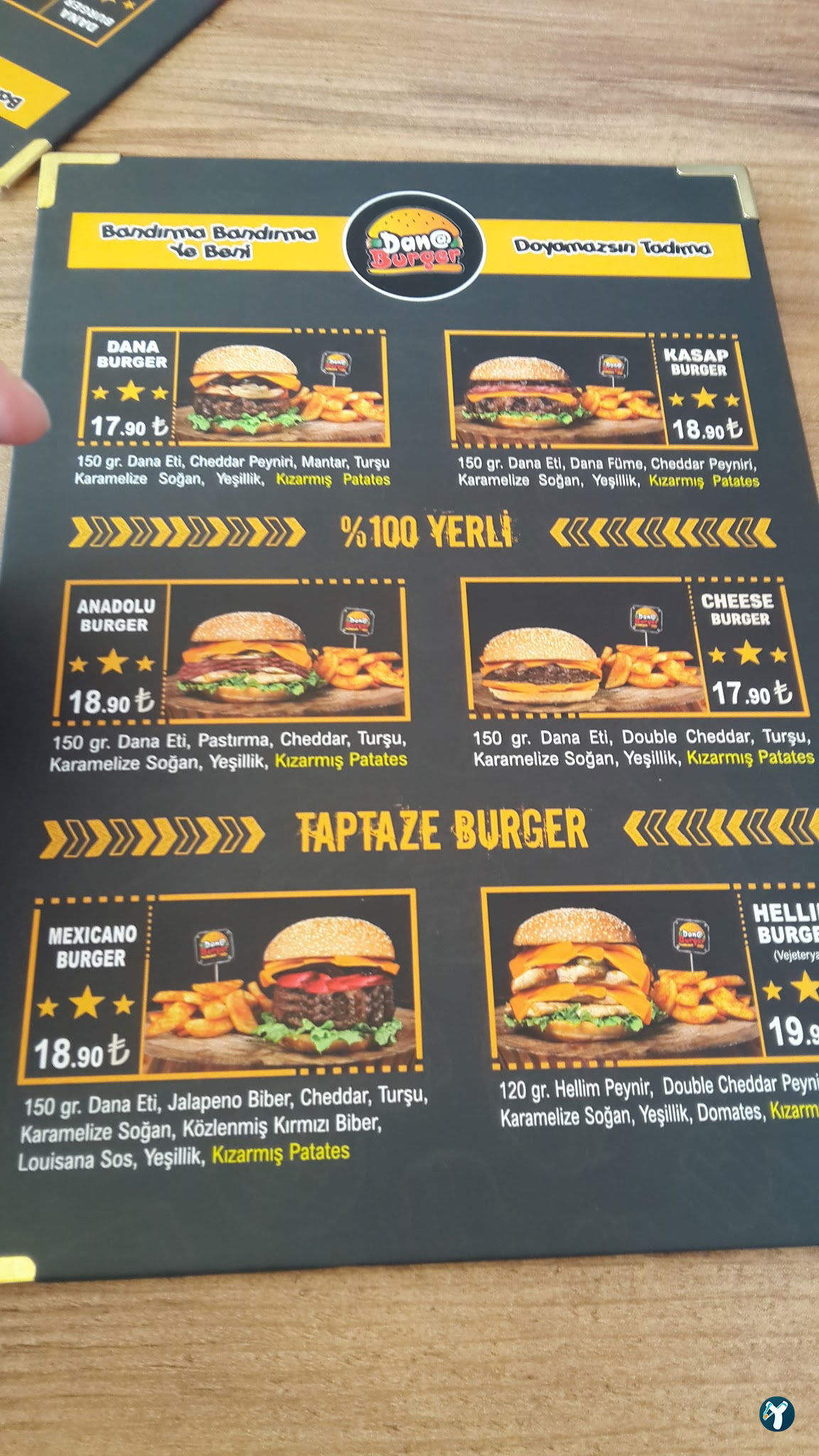 Dana Burger Bandırma (Yerli)