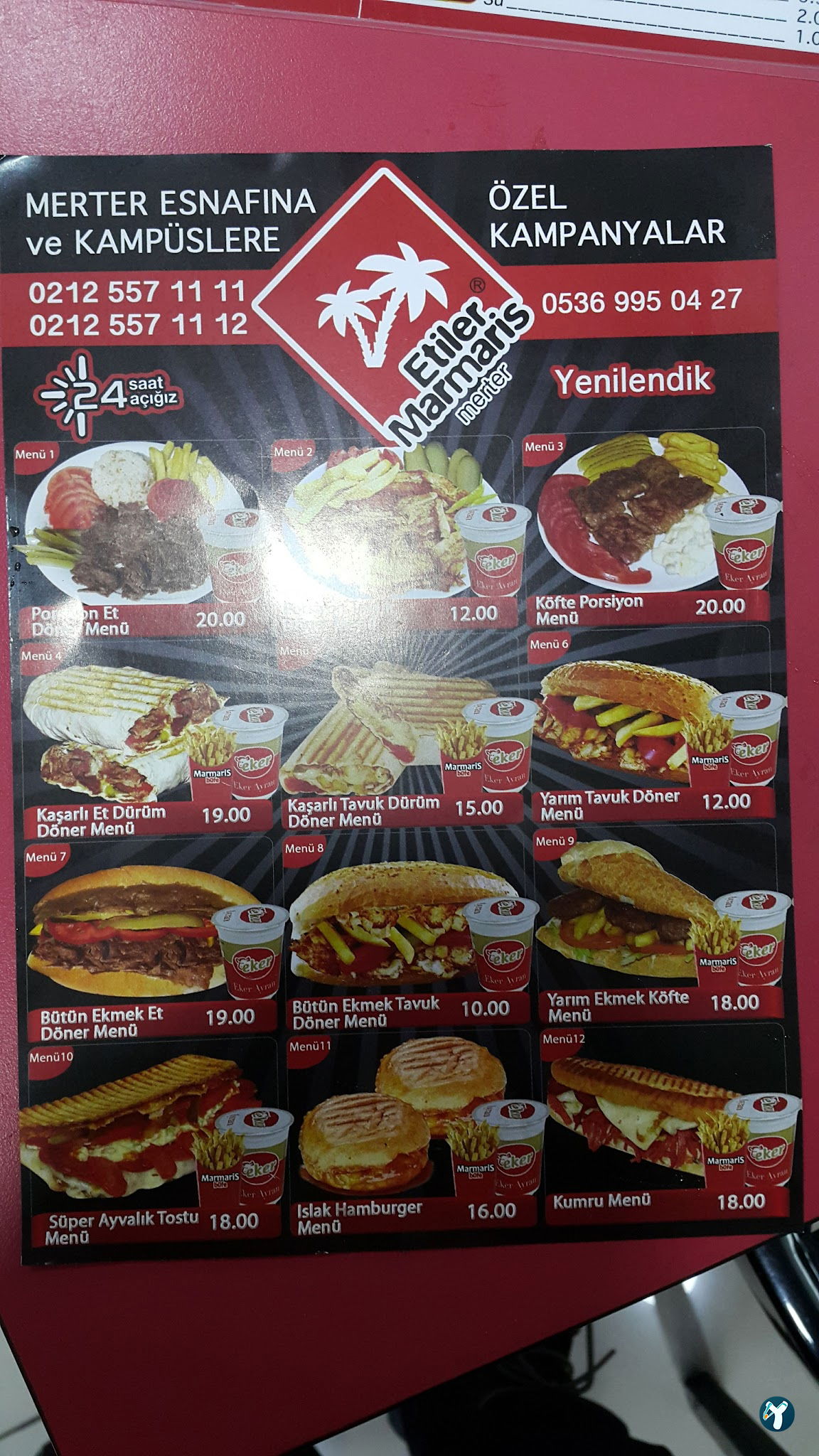 Etiler Marmaris Büfe Merter Şubesi