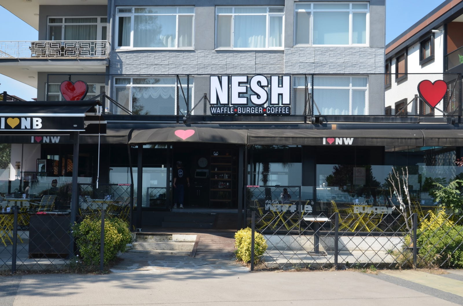 Nesh | Waffle · Burger · Coffee