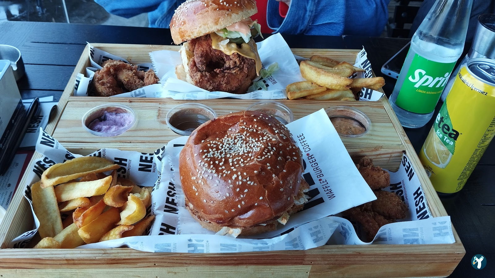 Nesh | Waffle · Burger · Coffee