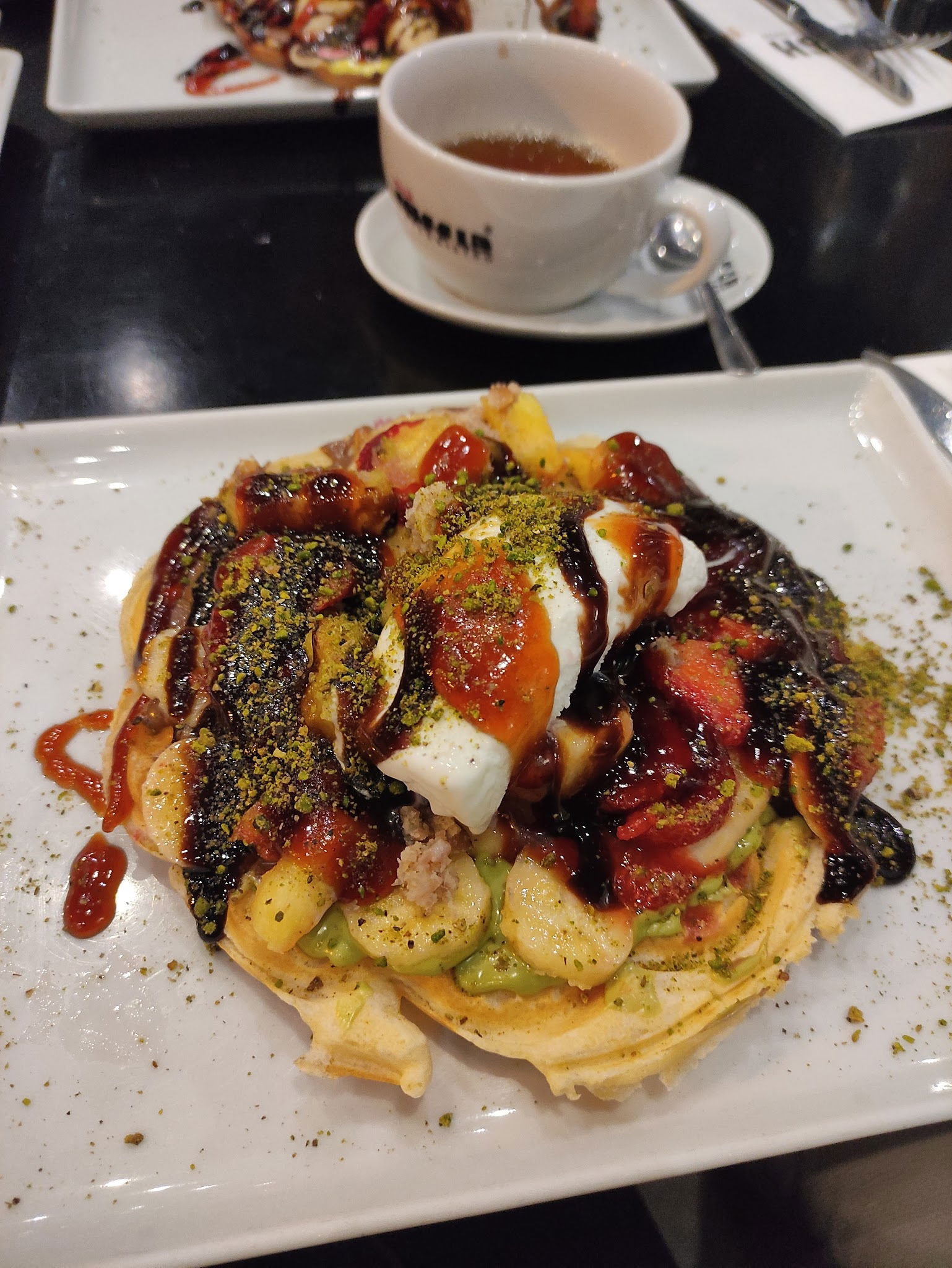 Nesh | Waffle · Burger · Coffee