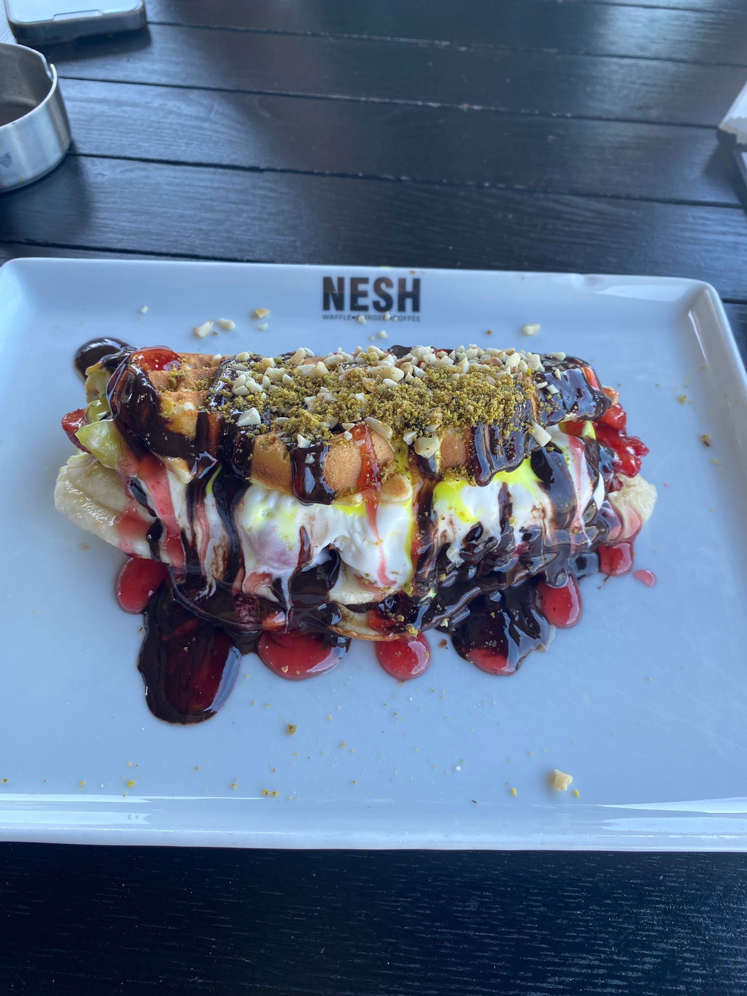 Nesh | Waffle · Burger · Coffee