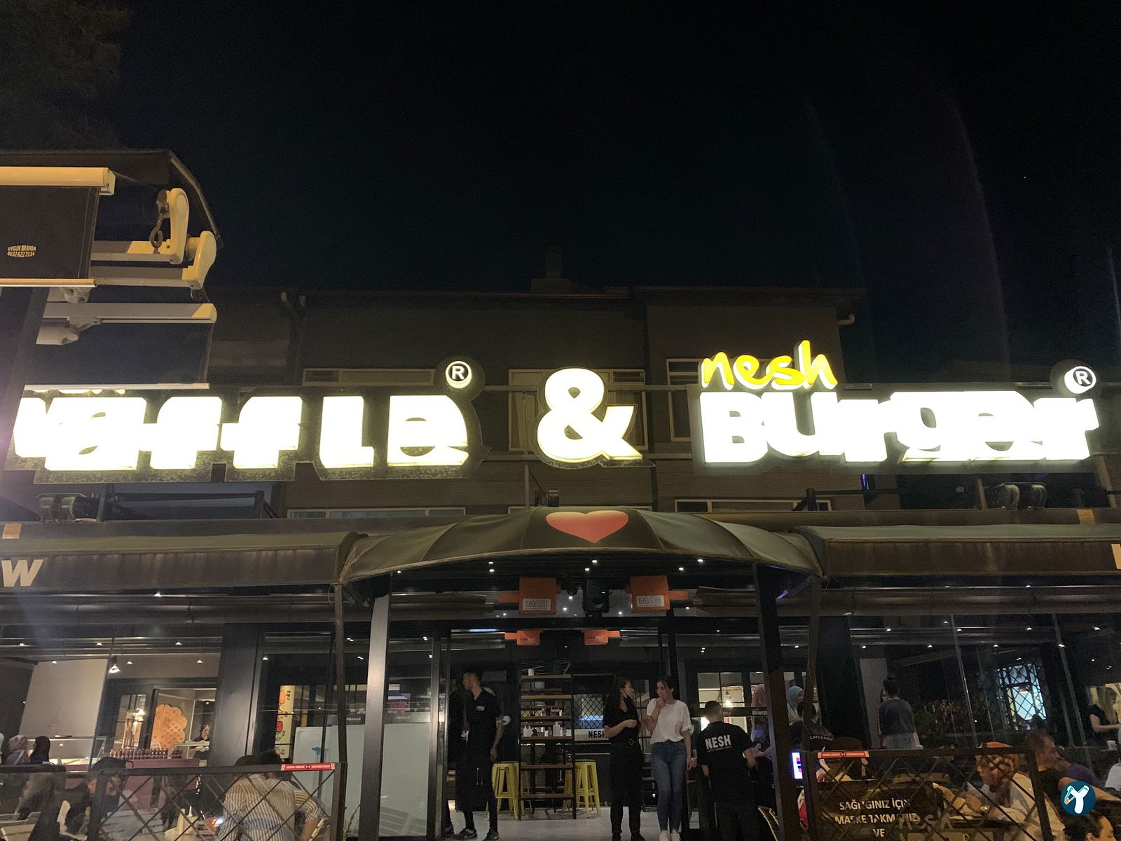 Nesh | Waffle · Burger · Coffee