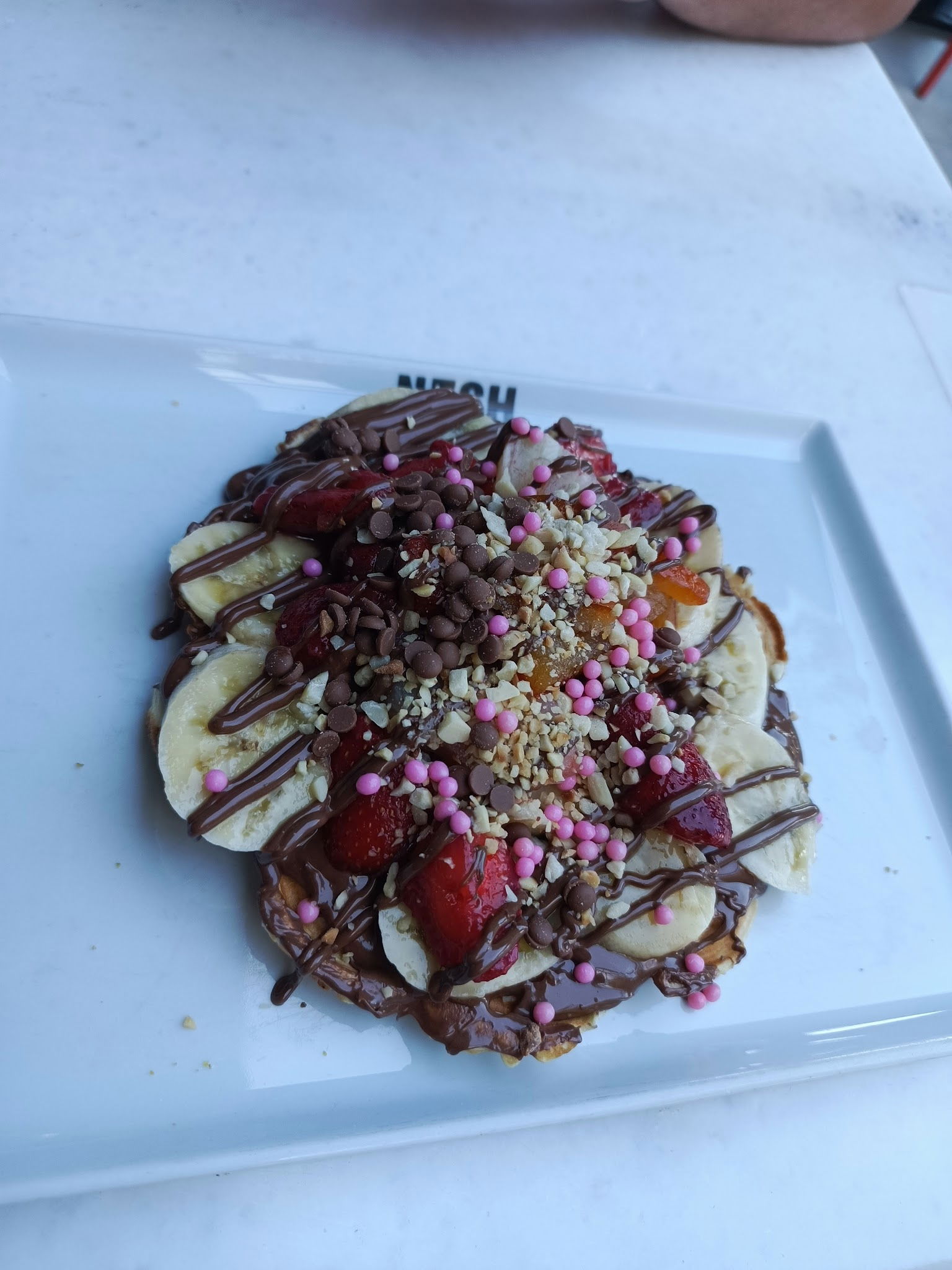 Nesh | Waffle · Burger · Coffee