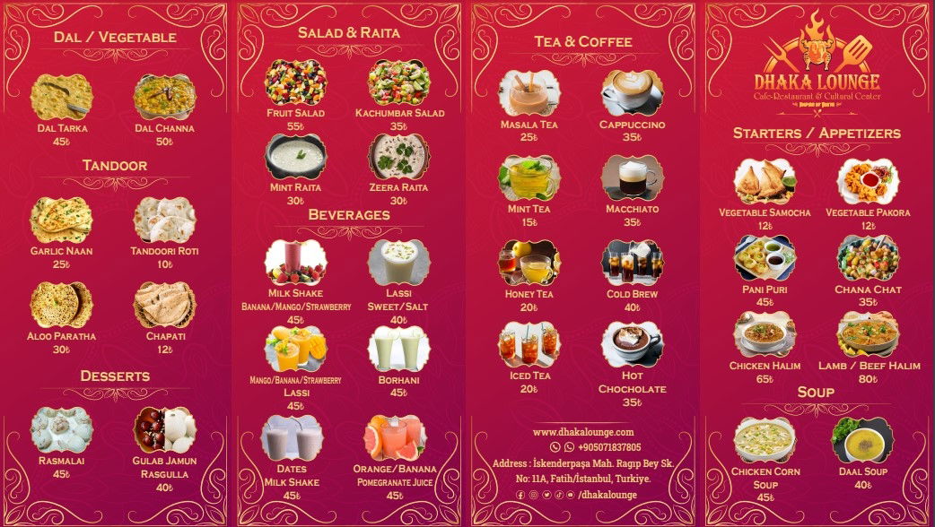 Dhaka Lounge Cafe, Restaurant & Cultural Center