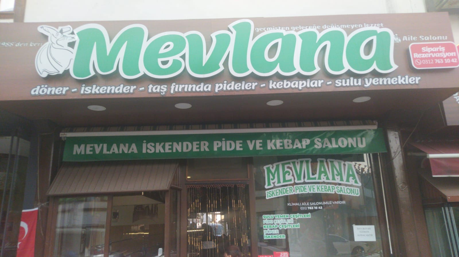 Çarşı Mevlana Pide Kebap İskender Salonu Sulu Yemek
