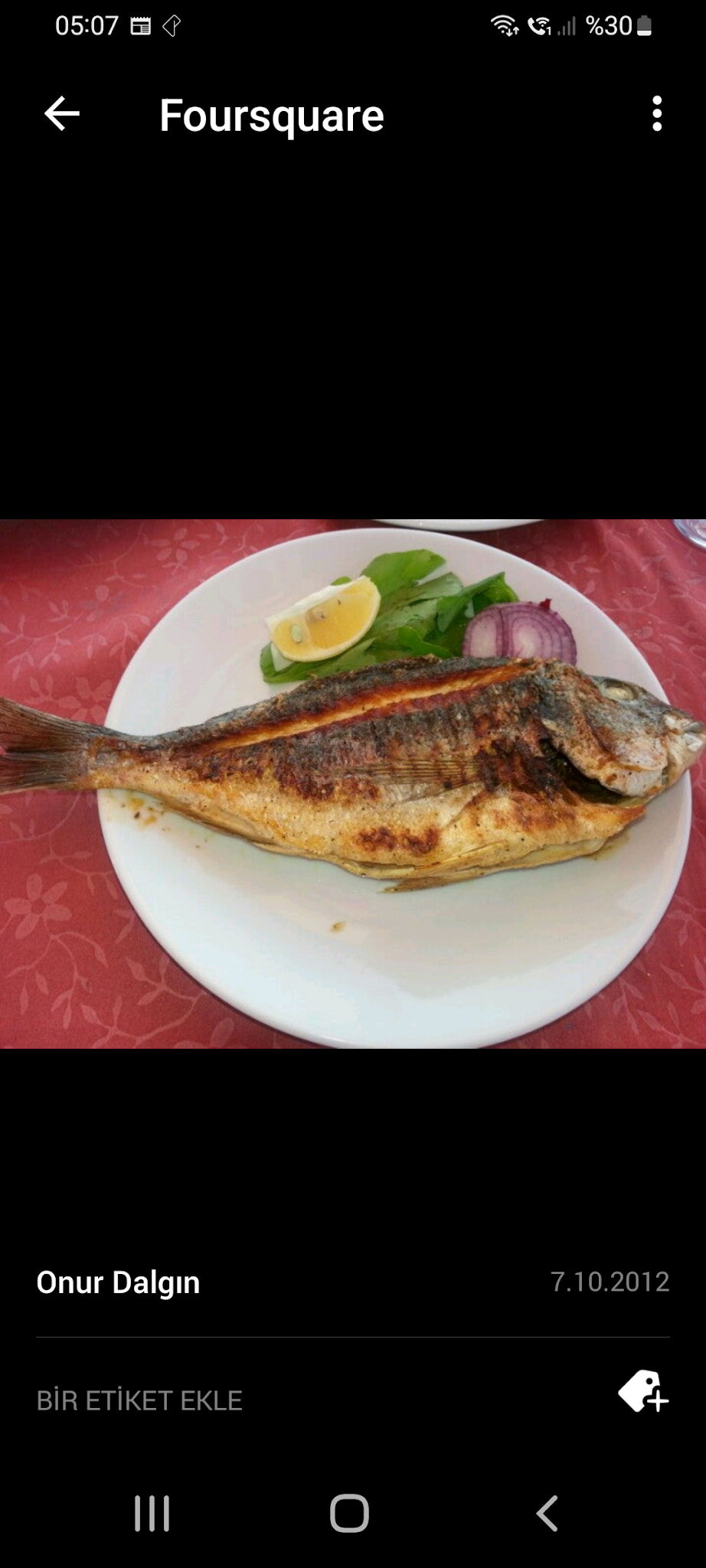 Şile Balıkçısı Ekrem Abinin Yeri