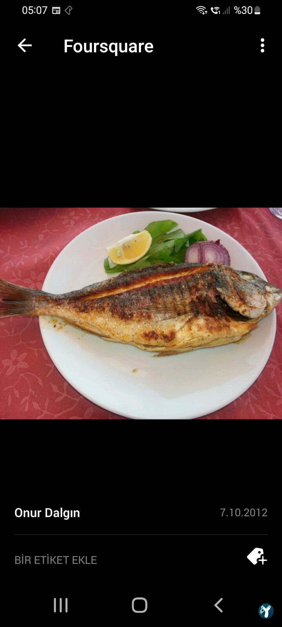 Şile Balıkçısı Ekrem Abinin Yeri