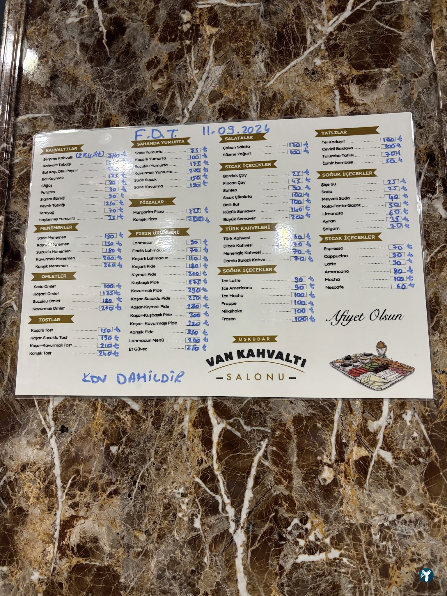 Üsküdar Van Kahvaltı Salonu Cafe & Restaurant