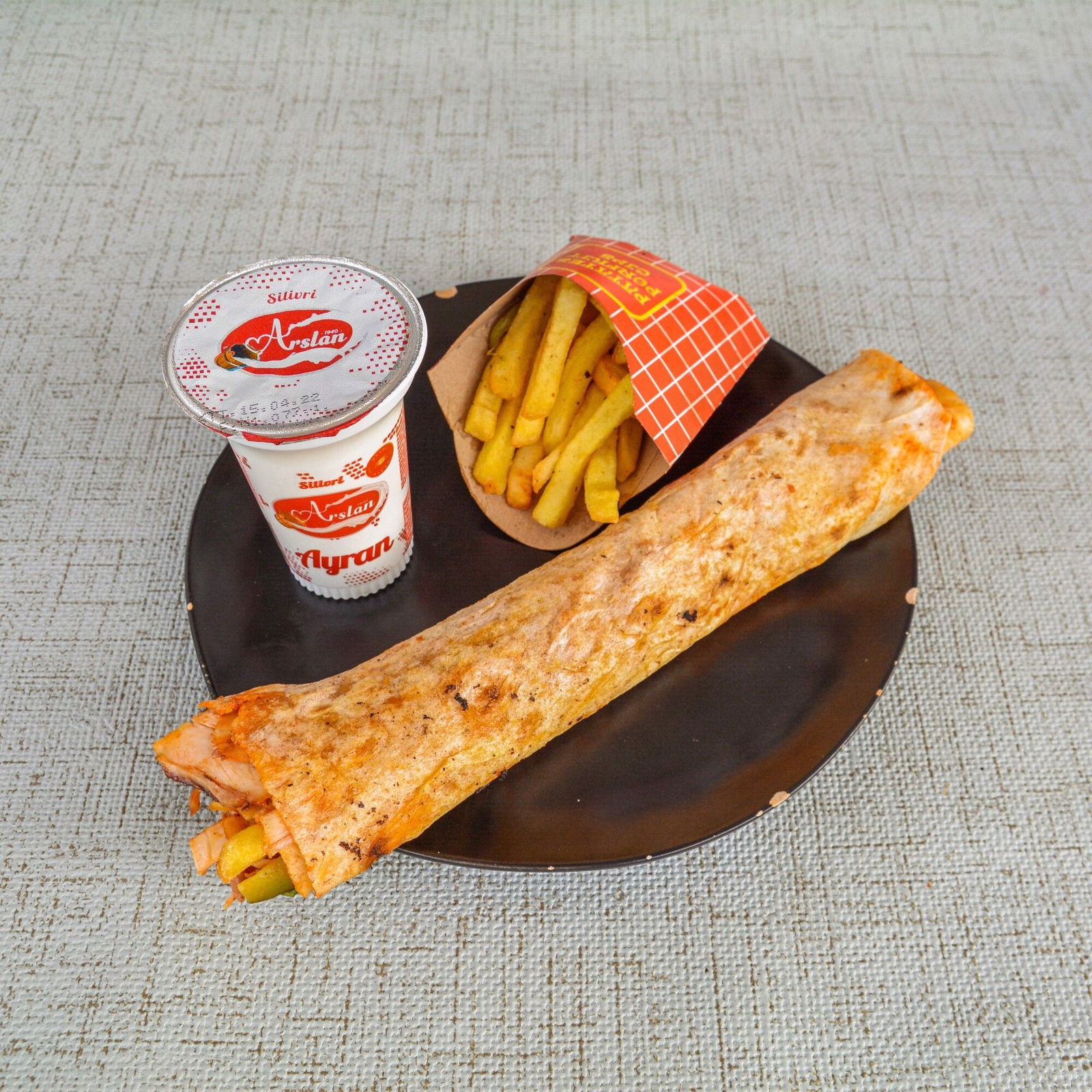 3'lü Tavuk Döner Menü