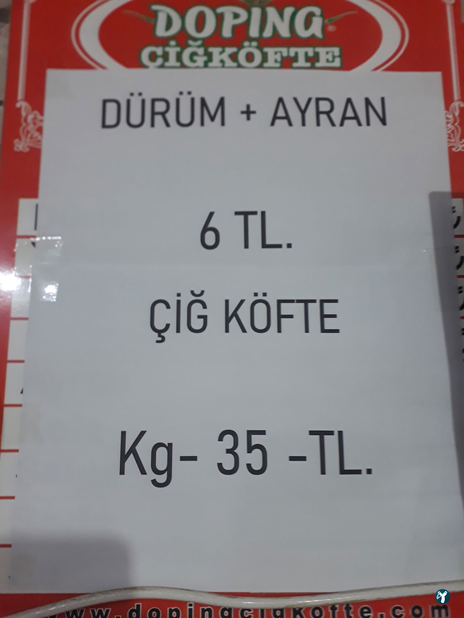 Doping Çig Köfte Uşak