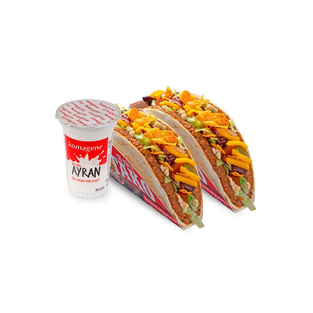 Flamin' Hot Doritos'lu Çiğ Köfte Tako Menü 1