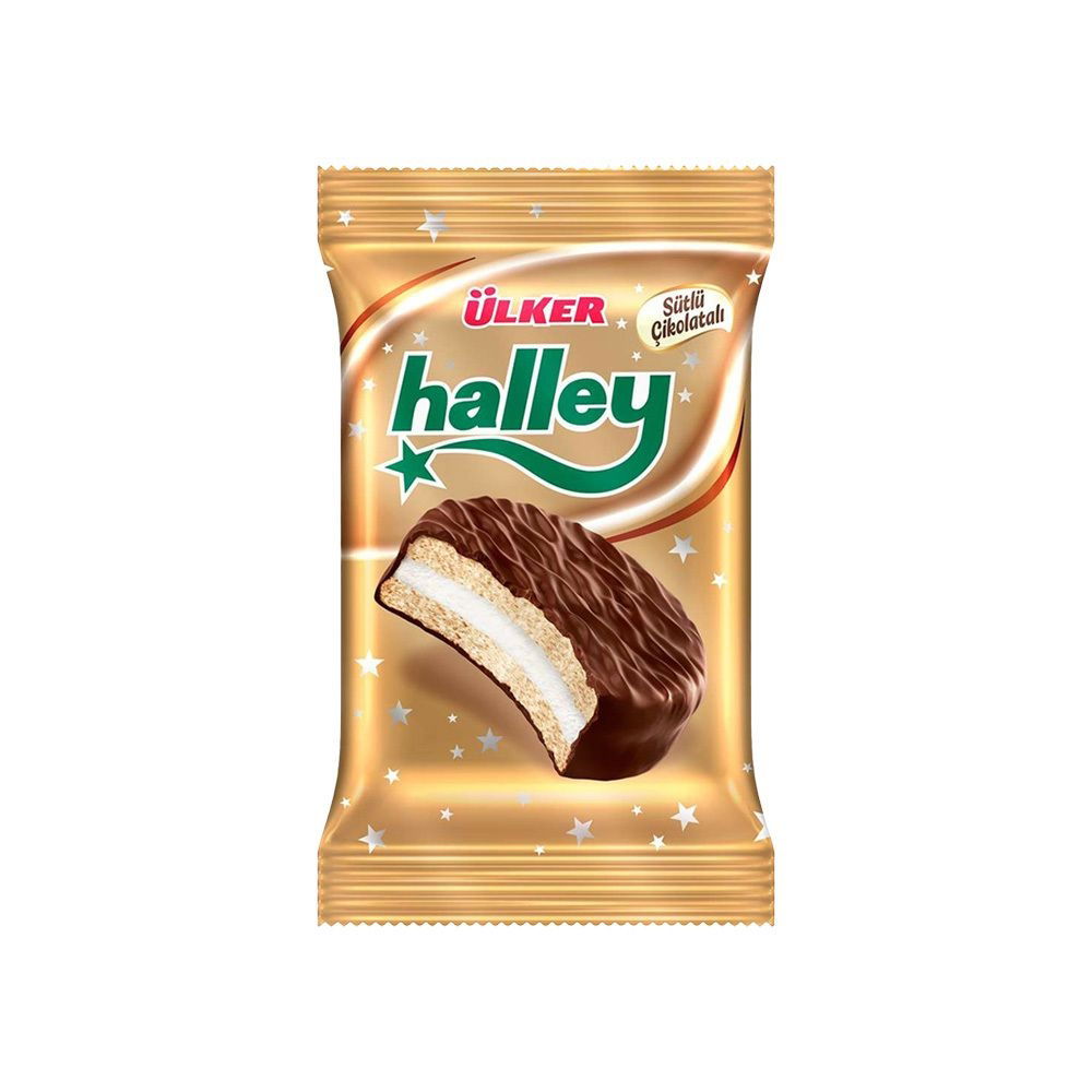 Ülker Halley Çikolata Kaplı Bisküvi (30 gr.)