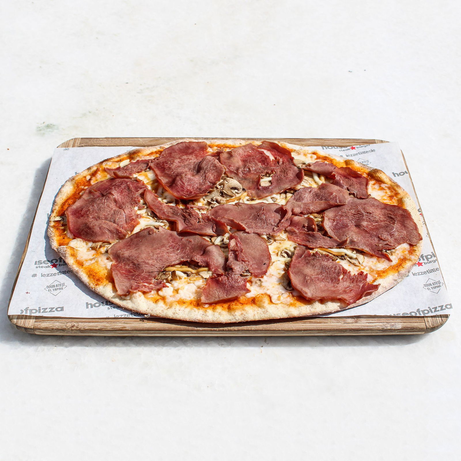 Füme Antrikot Dilimli Pizza