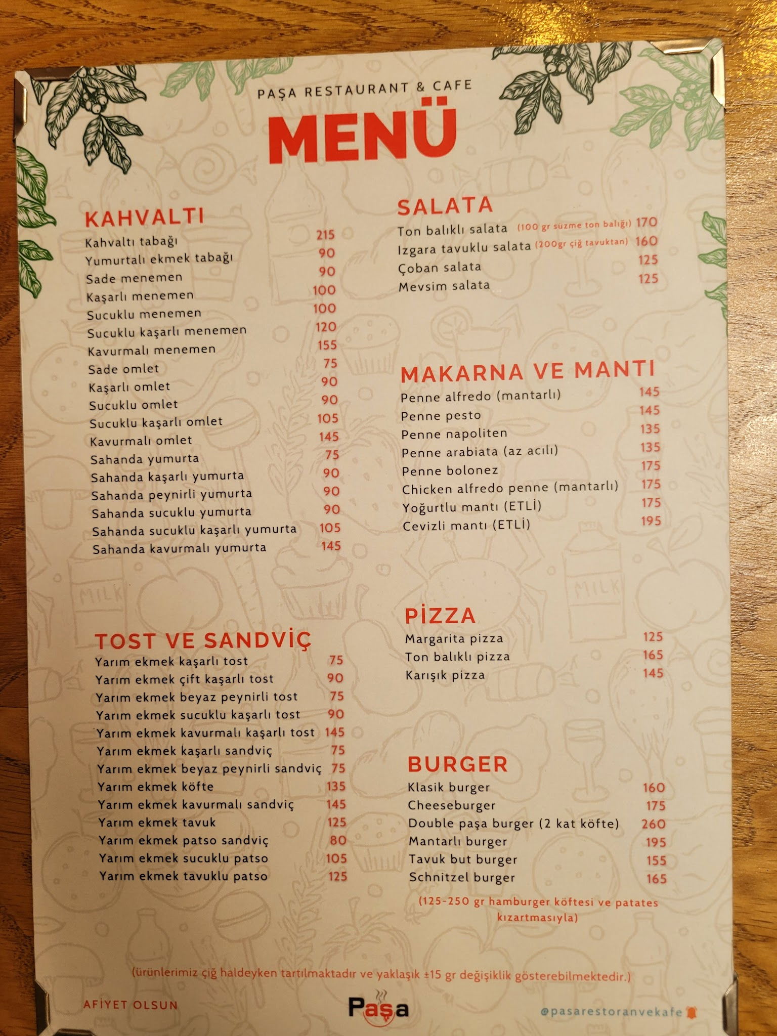 Paşa Restaurant Cafe