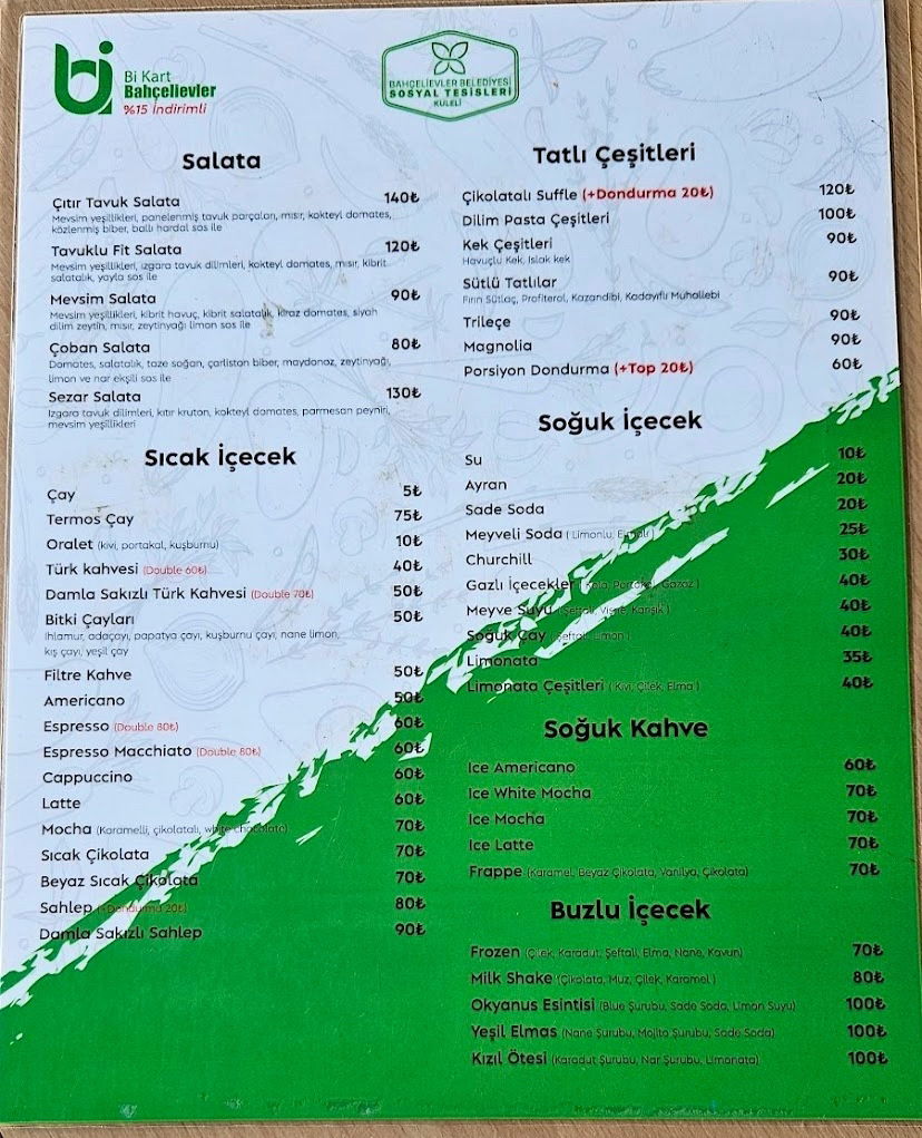 Bahçelievler Kuleli Sosyal Tesisi