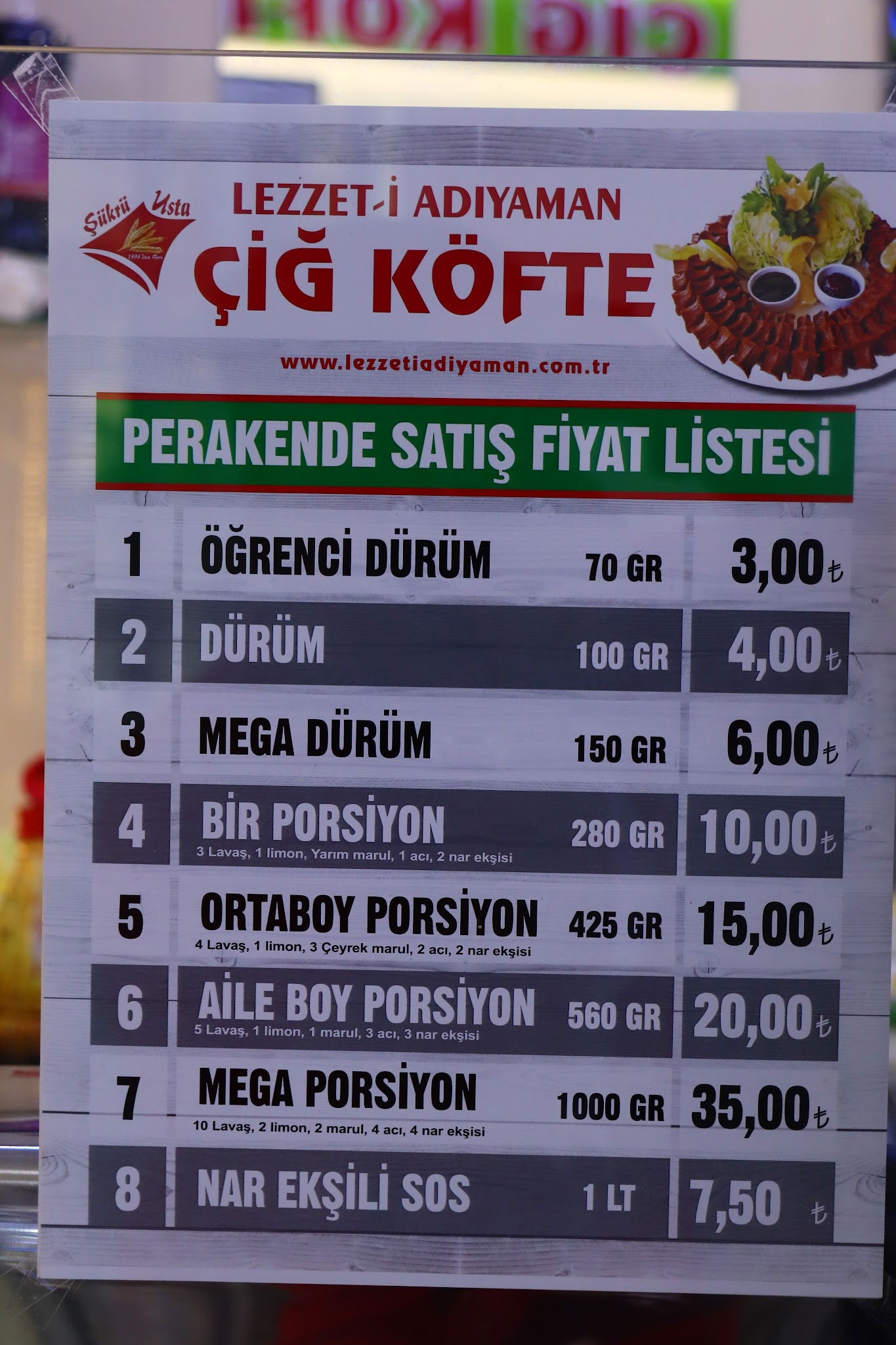 Lezzet-I Adıyaman Çiğ Köfte