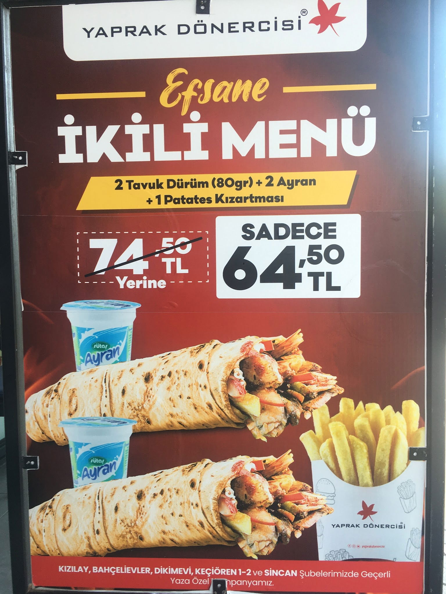 Yaprak Dönercisi Sincan