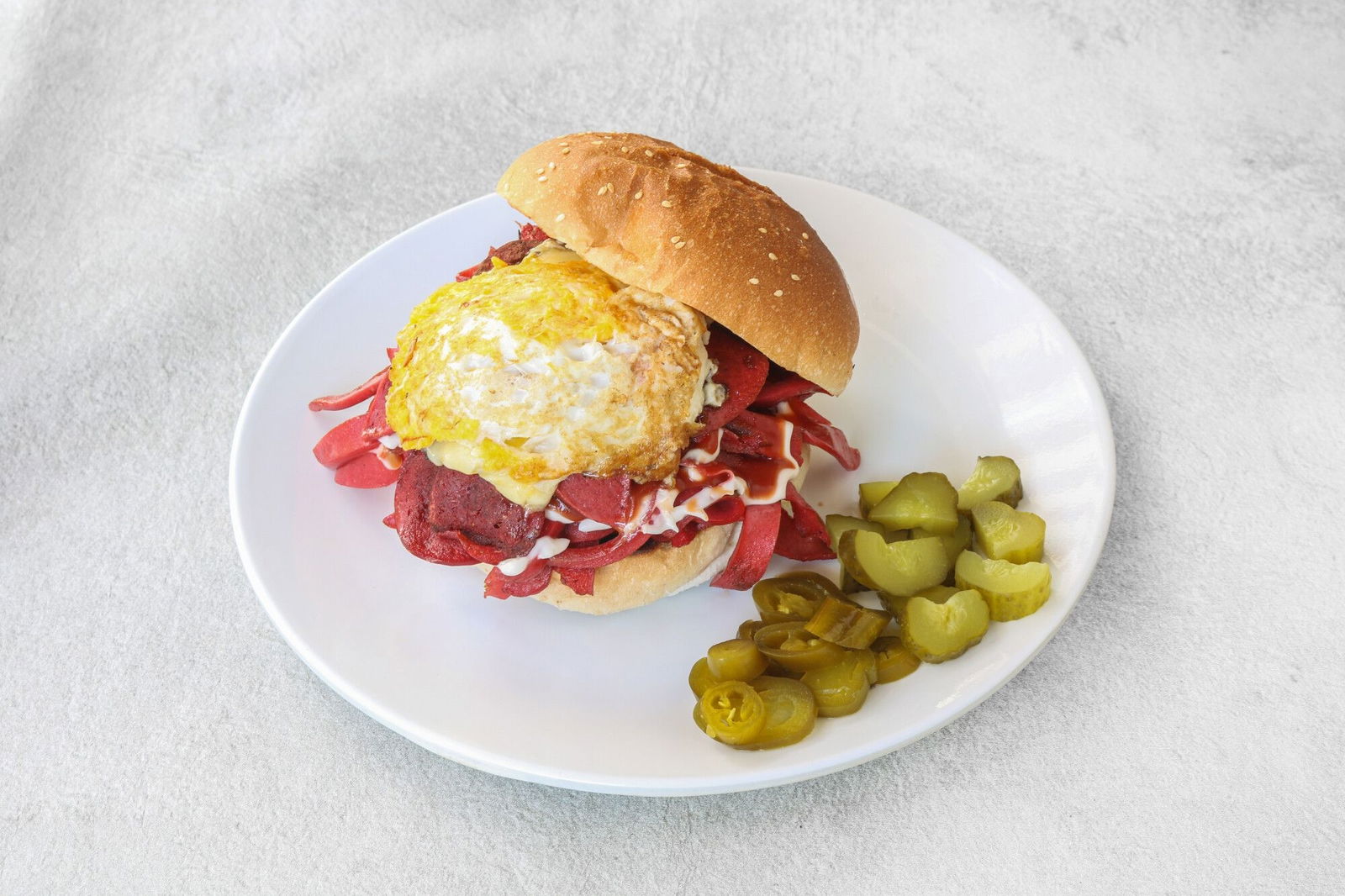 Yumurtalı Duble Karışık Sandviç