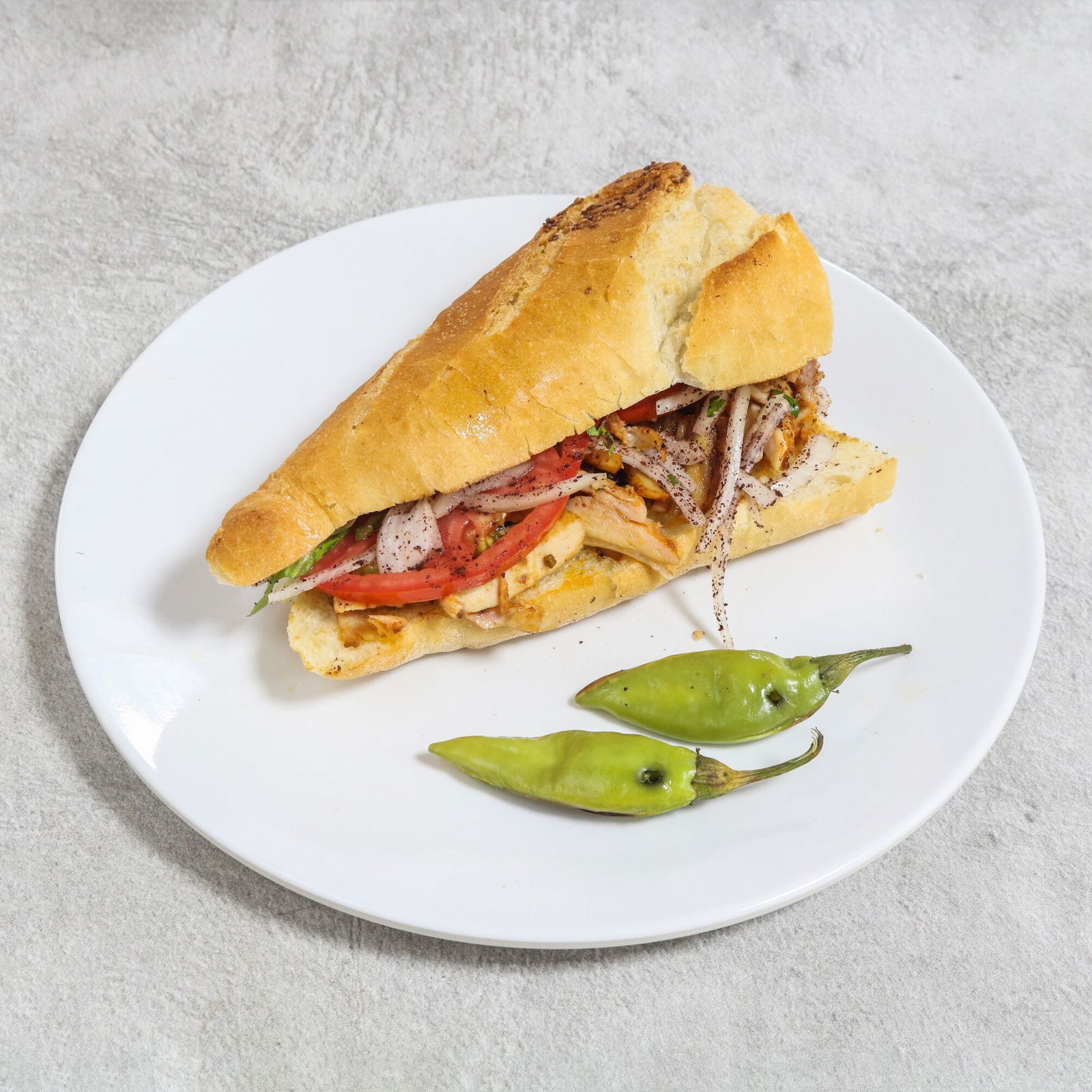 Yarım Ekmek Arası Tavuk Döner (80 gr.)